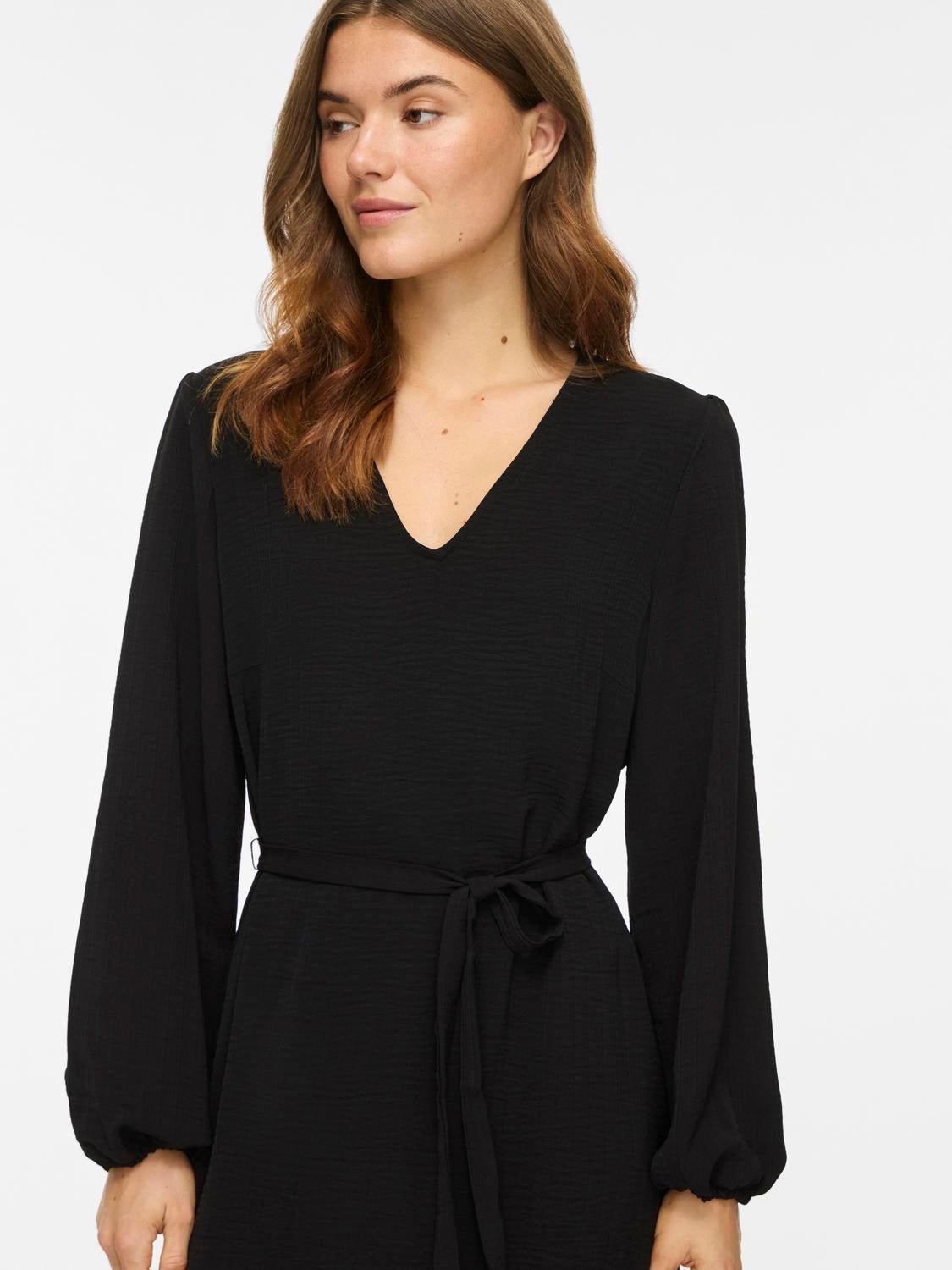 VILOVIE Midi Dress - Black - VERO MODA & VILA Bergvik